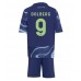 Maillot de foot Ajax Kasper Dolberg #9 Extérieur vêtements enfant 2025-26 Manches Courtes (+ pantalon court)